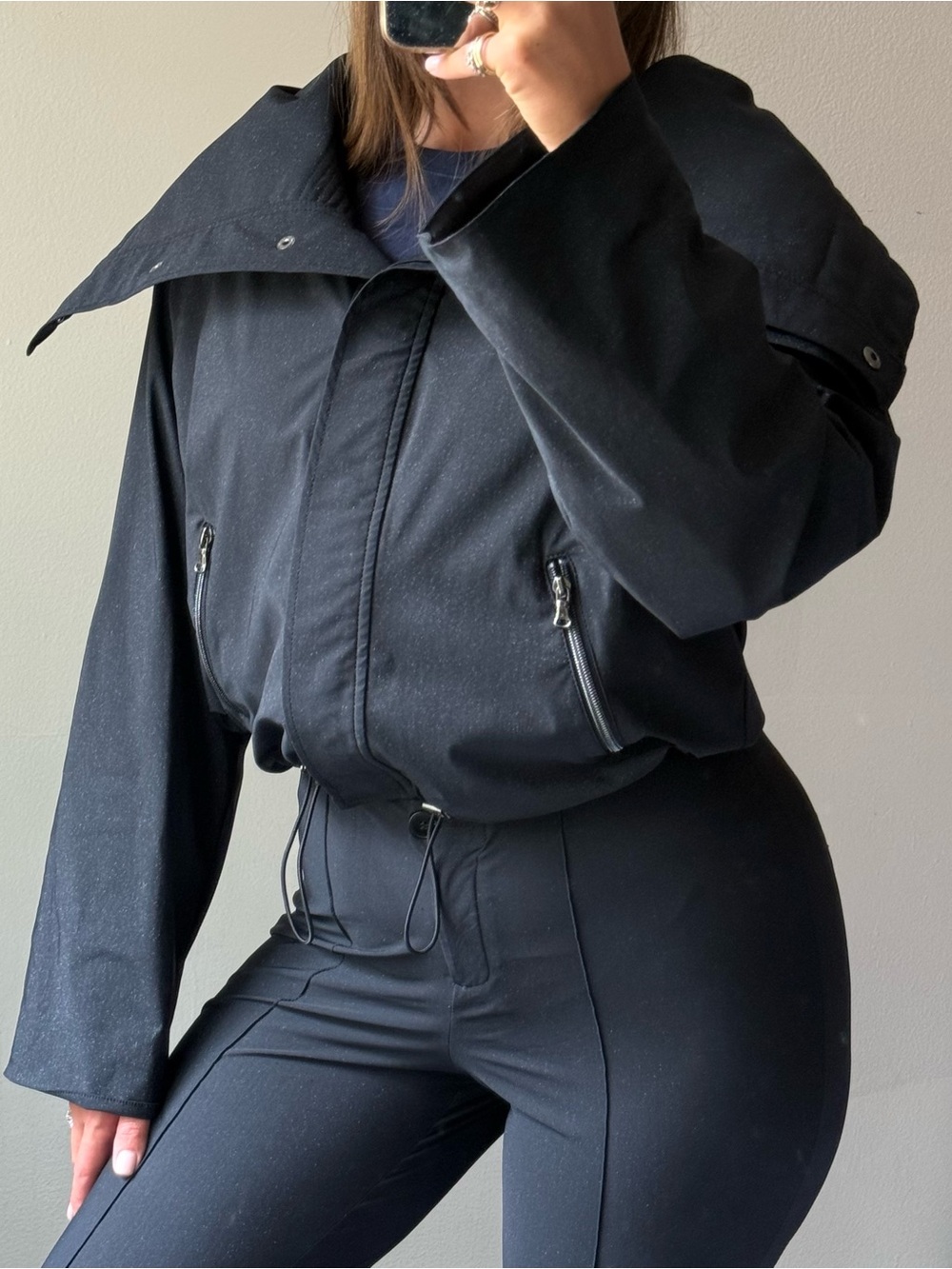 Anatomie Women’s Black Zip-Front Lightweight Jacket